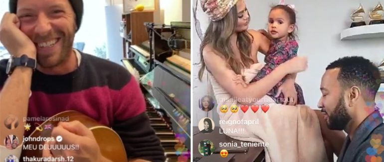 #TogetherAtHome: світові зірки влаштовують імпровізовані концерти в Instagram