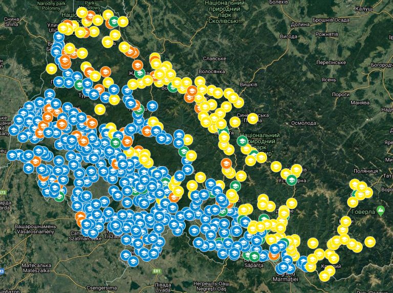 Всю інформацію про освітні заклади Закарпаття відтепер можна переглядати онлайн