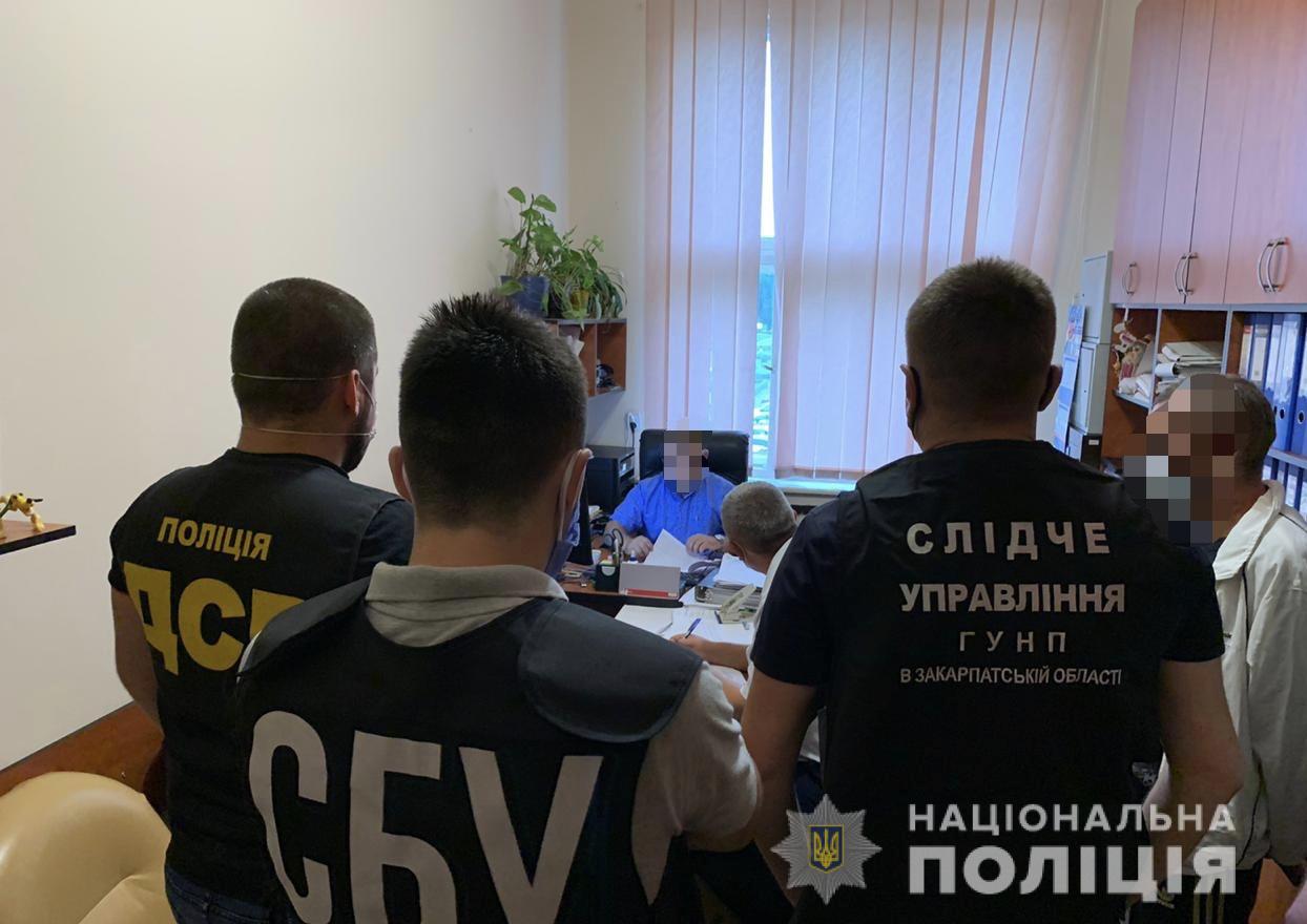 Махінації з епідзахистом в 30 мільйонів: керівництво Департаменту охорони здоров`я Закарпатської ОДА взято під варту