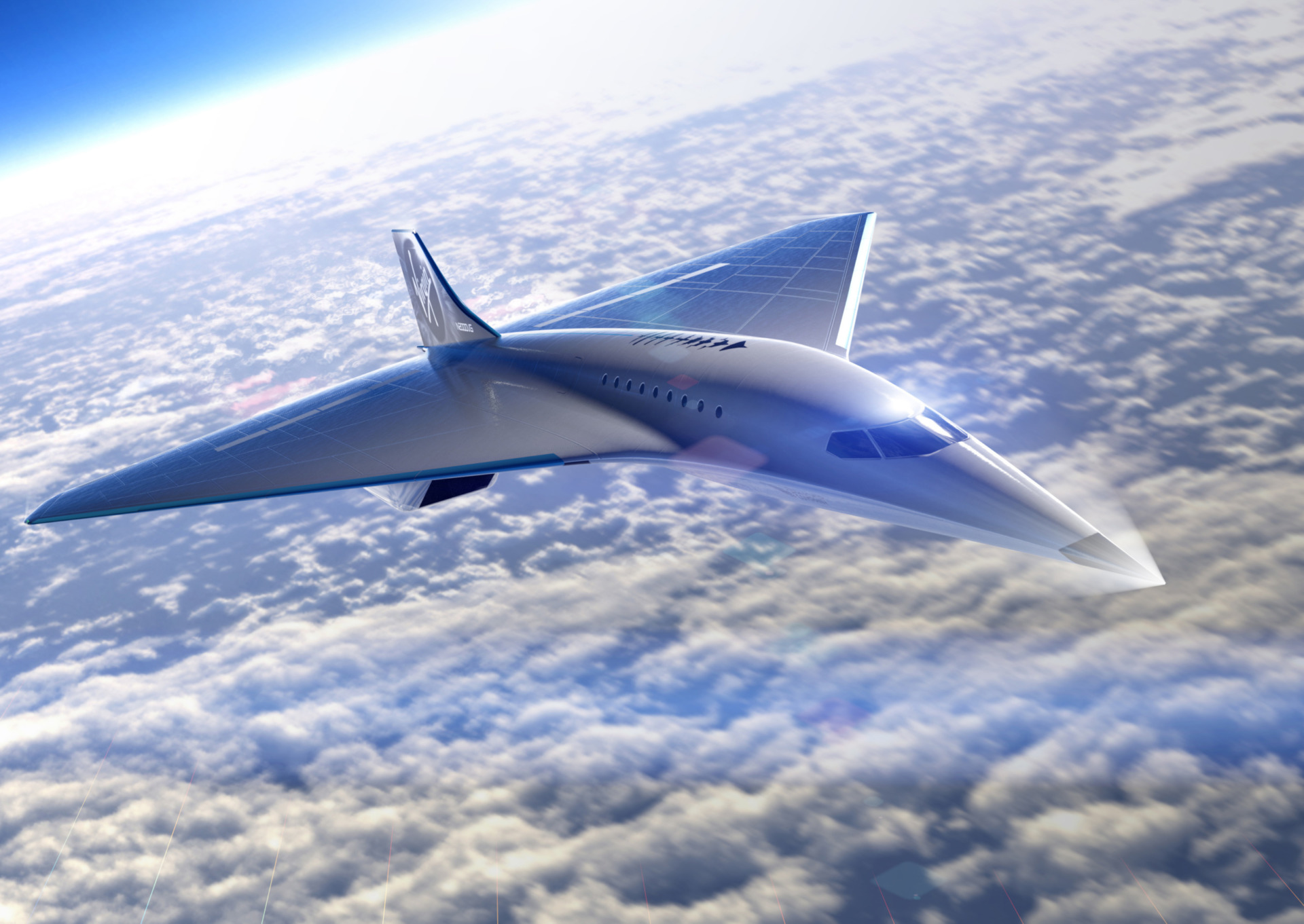 Компанія Virgin Galactic показала проєкт надзвукового пасажирського літака