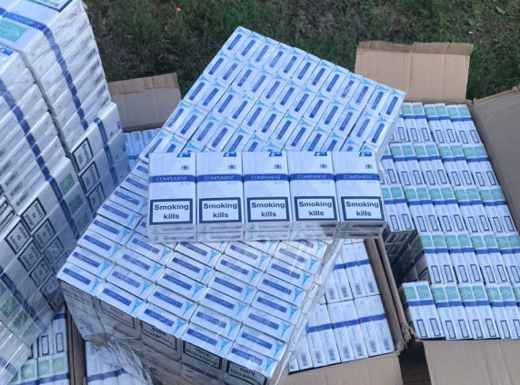 Тютюнова котрабанда поблизу державного кордону на Закарпатті