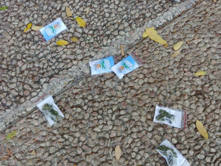 Рекламна кампанія: у Тель-Авіві чоловіки скинули з безпілотника 100 пакетиків марихуани