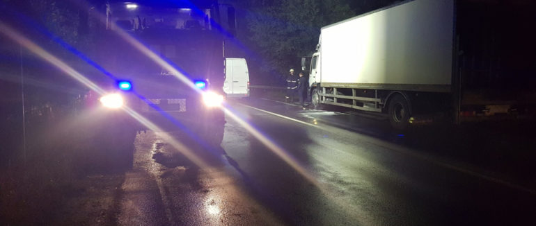 На трасі “Київ-Чоп” на Свалявщині під час руху загорілася вантажівка