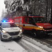 Перший сніг у Словаччині: вражаючі кадри негоди