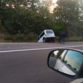 Ранкова аварія на Мукачівщині: поблизу Березинки авто з’їхало у кювет