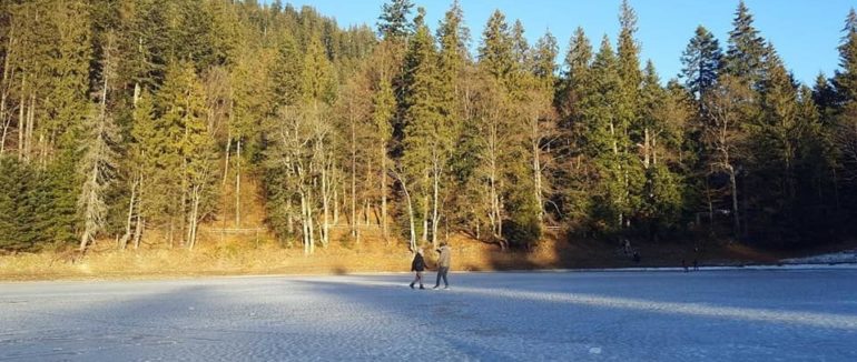 Готуйте ковзани: на Закарпатті замерзло найбільше високогірне озеро країни — Синевир