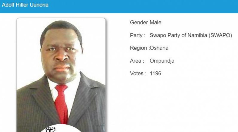 Курйоз дня: у Намібії на місцевих виборах переміг Адольф Гітлер