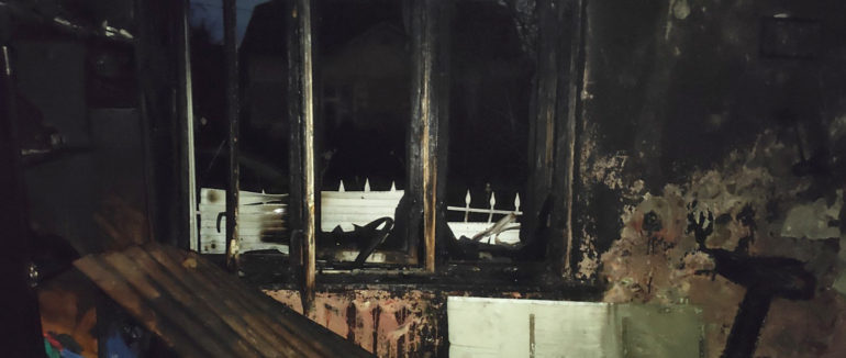 Вчетверте: в Ужгороді горів житловий будинок