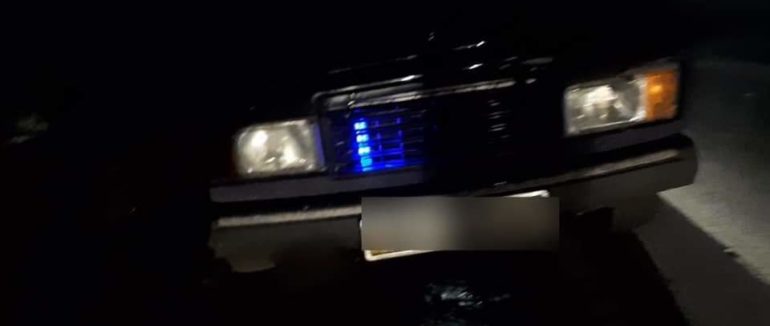 У Мукачеві п’яний водій їздив з увімкненими проблисковими маячками на авто