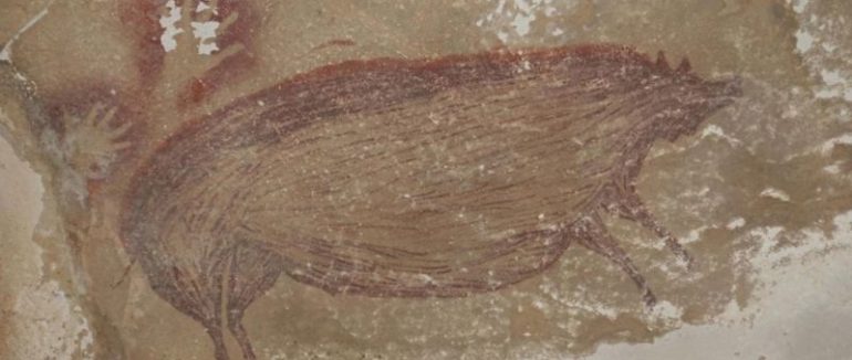 Археологи знайшли найдавніший наскельний малюнок тварини