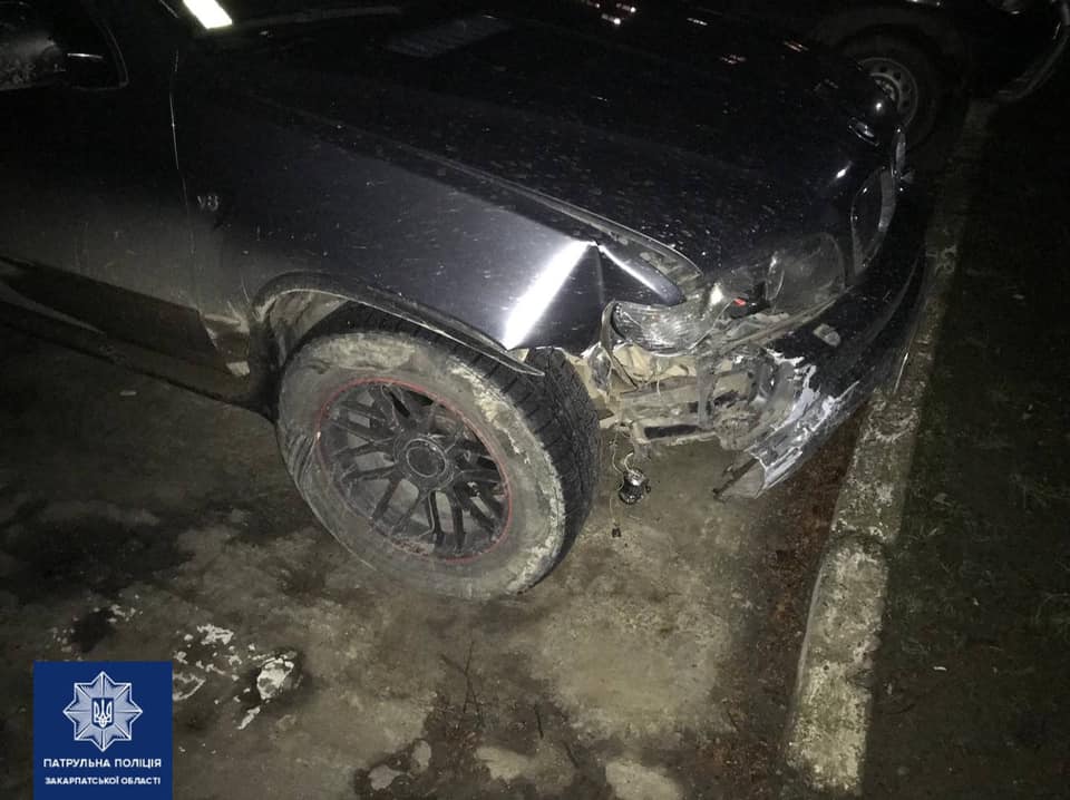 Вечірня аварія в Ужгороді: драгер показав 2,19 промілле у крові винуватця ДТП