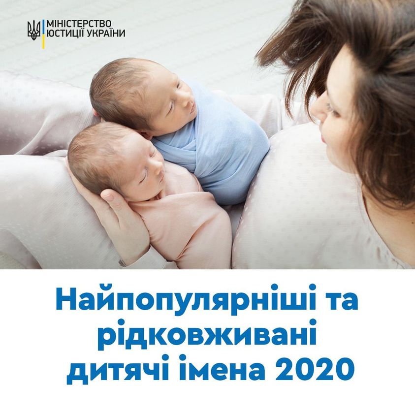 Які імена отримали новонароджені українці у 2020 році: найпопулярніші та найоригінальніші імена