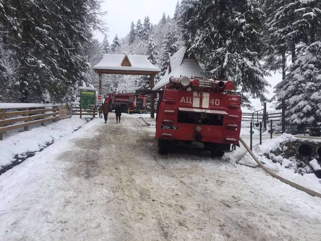 Пожежа на Старий Новий рік: на Міжгірщині горів відомий ресторан