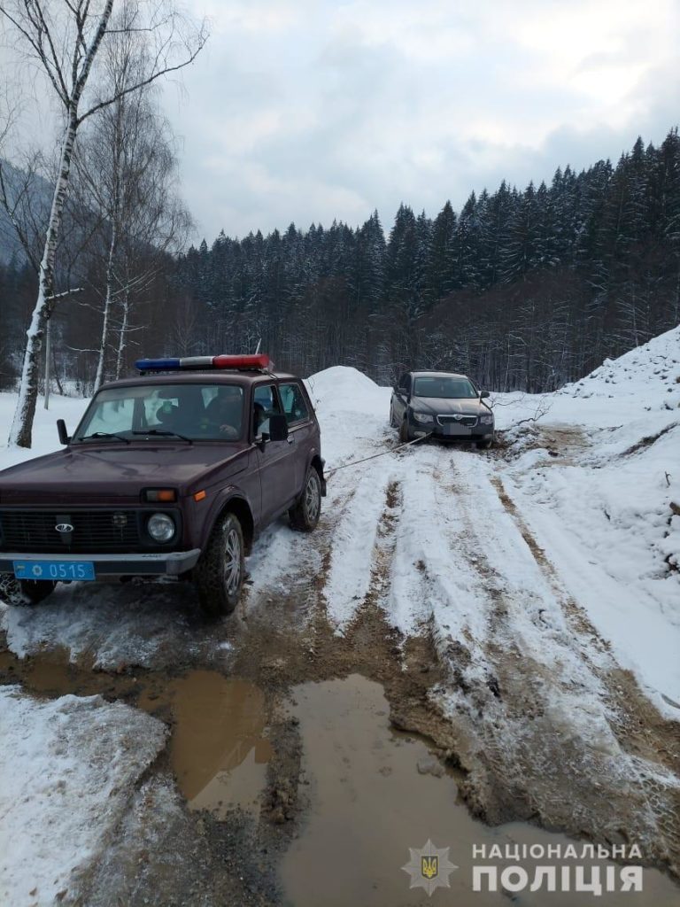 Закарпаття, Рахівщина, дорога, допомога, застряг посеред дороги