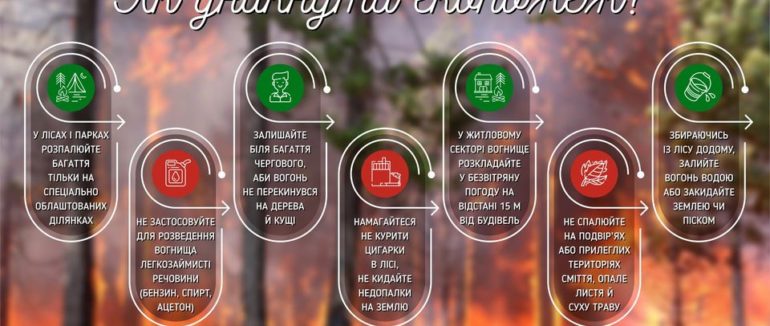 На Закарпатті продовжують забруднювати повітря: лише за добу зафіксовано 13 випадків підпалу сухої трави