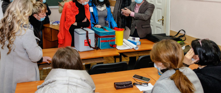 Сьогодні на Закарпатті стартував тренінг для мобільних бригад вакцинації