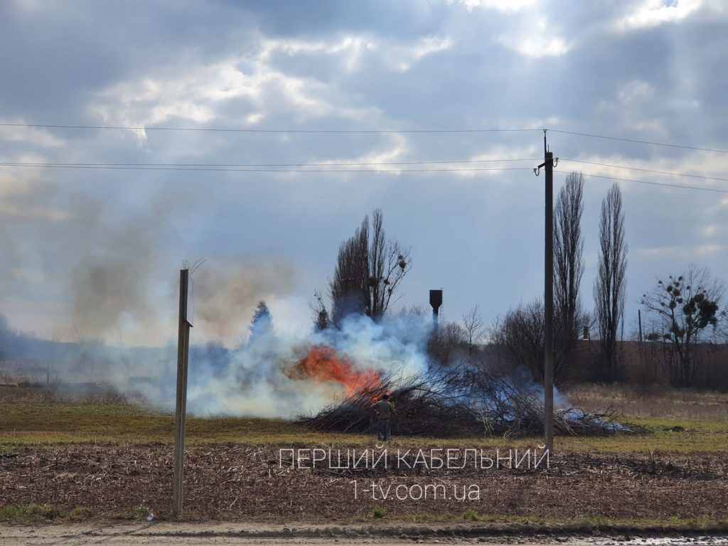 підпал, трава, сухостой, Мукачево,