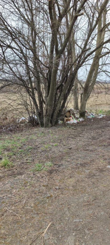 Оштрафований за сміття на зеленій території: в Мукачеві муніципальна поліція покарала чоловіка