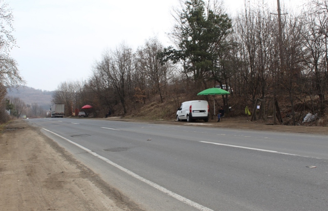 Одного штрафу мало: поблизу Мукачева продовжують реалізувати  “сувенірну” продукцію