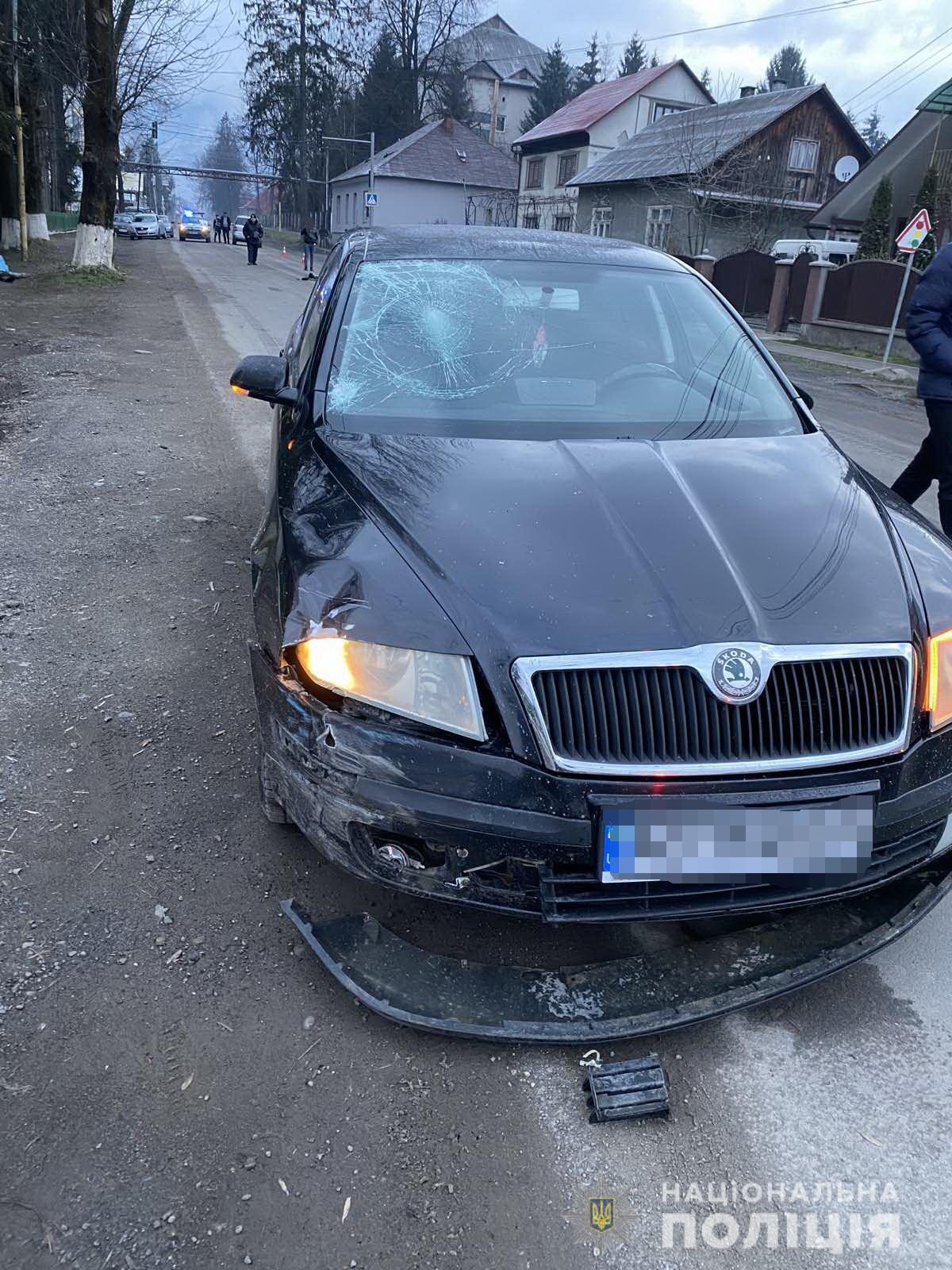 На Тячівщині 21-річний водій скоїв наїзду на велосипедиста