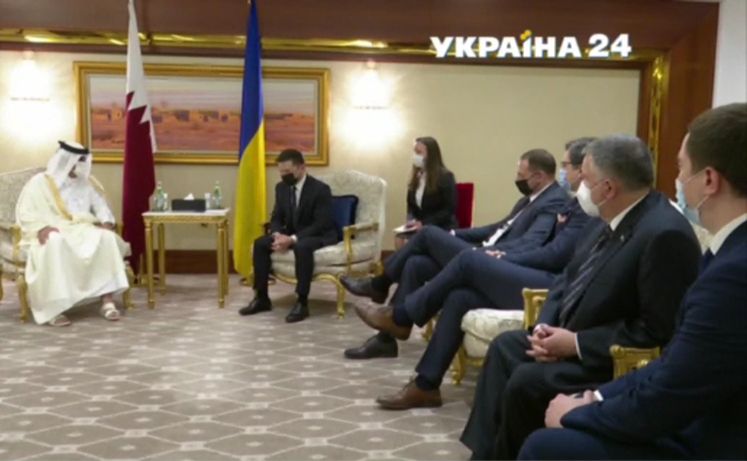 Візит президента України до Катару: члени української делегації припустились грубих помилок