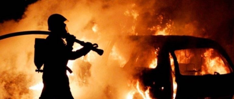 Вчора на Тячівщині горіло легкове авто