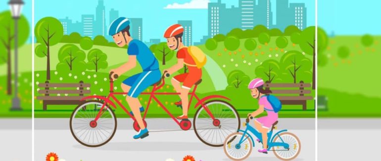 Закарпатці пересідають на велосипеди: поліція рекомендує основні правила під час пересування