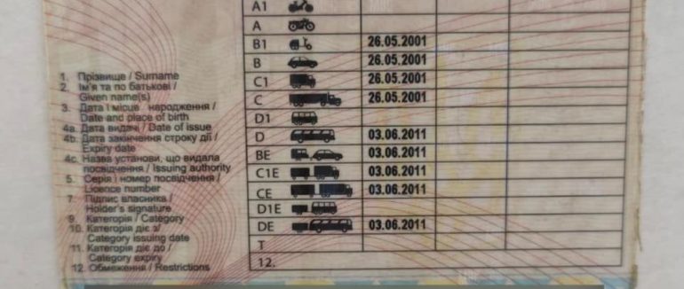 Підроблене водійське посвідчення: на Закарпатті патрульні затримали 40-річного водія