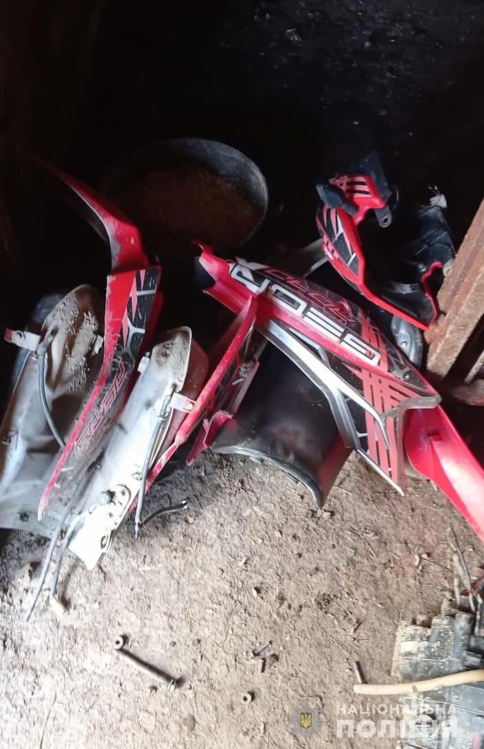 Тестування мотоцикла закінчилось викраденням: на Рахівщині затримали молодика за незаконне заволодіння чужим майном