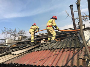 Пожежа на Ужгородщині: в Коритнянах горіла лазня