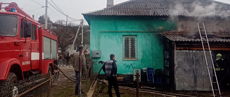 Пожежа на Воловеччині: вогонь ледь не знищив продуктовий магазин