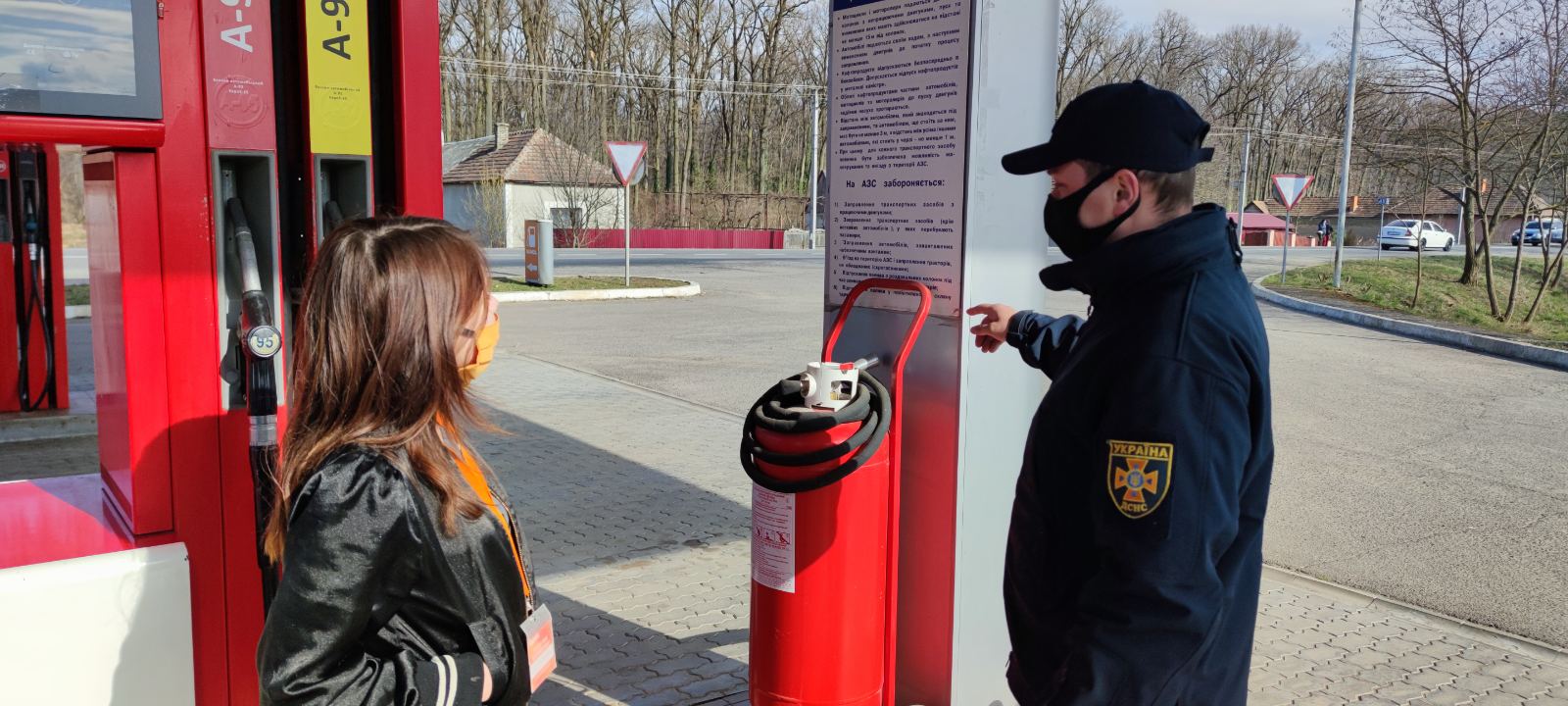 На Закарпатті перевіряють заправки щодо додержання пожежної безпеки