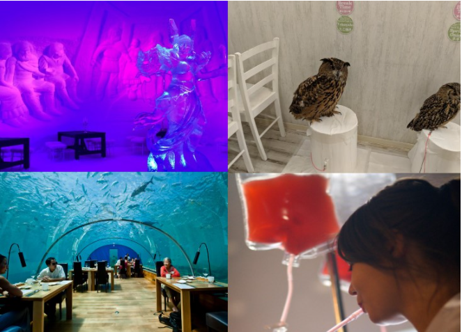 7 незвичних та концептуальних кафе і ресторанів з усього світу