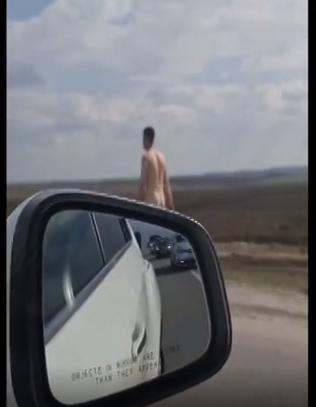 Оголена пробіжка вздовж траси Київ-Чоп: на Рівненщині бігав голий хлопець