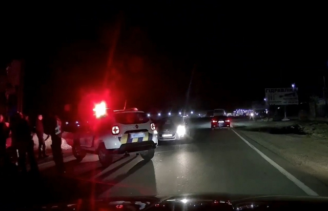 Нічна ДТП в Мукачеві: ймовірно зіткнулись два патрульні автомобілі