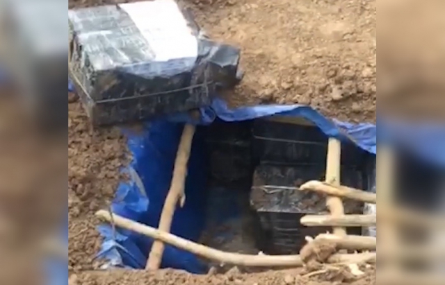 Контрабанда під землею: біля Закарпаття угорські митники виявили 21 тисячу коробок з тютюном