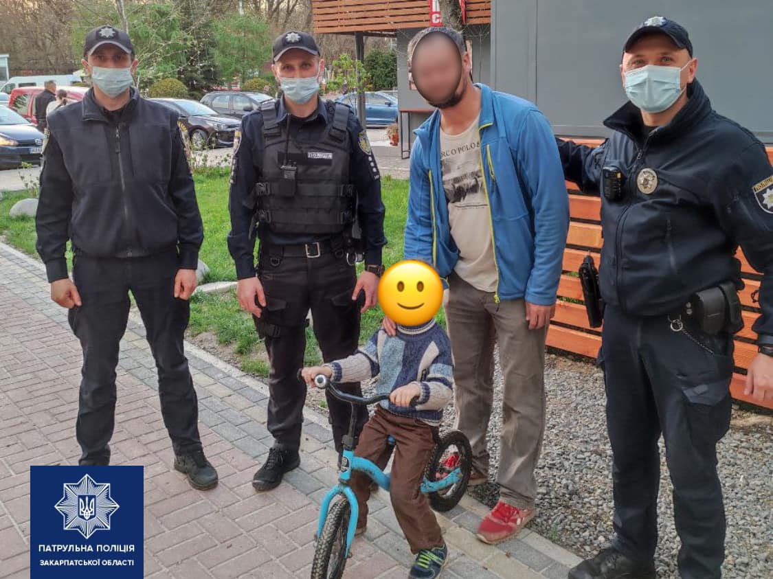 В Ужгороді на території Боздоського розшукали 4-річного хлопчика