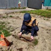 В Ужгороді під час будівельних робіт знайшли мінометну міну за часів Другої світової війни