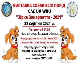 В Ужгороді розпочалася реєстрація на виставку собак