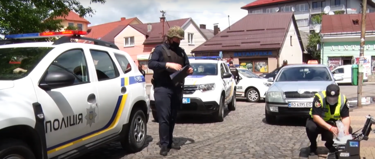 Відпрацювання – пограбування: у Хусті провели оперативно-тактичні навчання