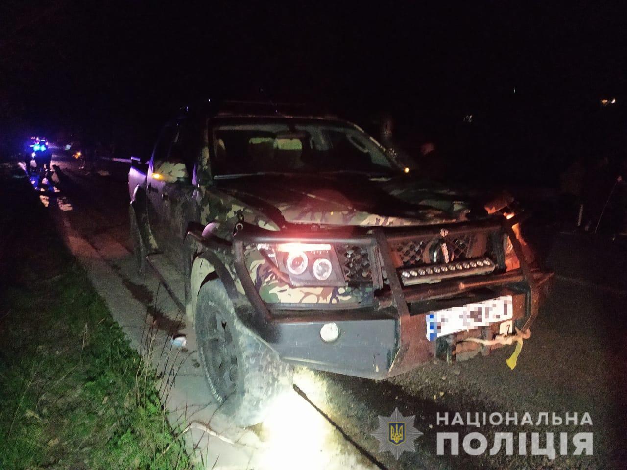 На Рахівщині поліція затримала водія, який смертельно травмував пенсіонера