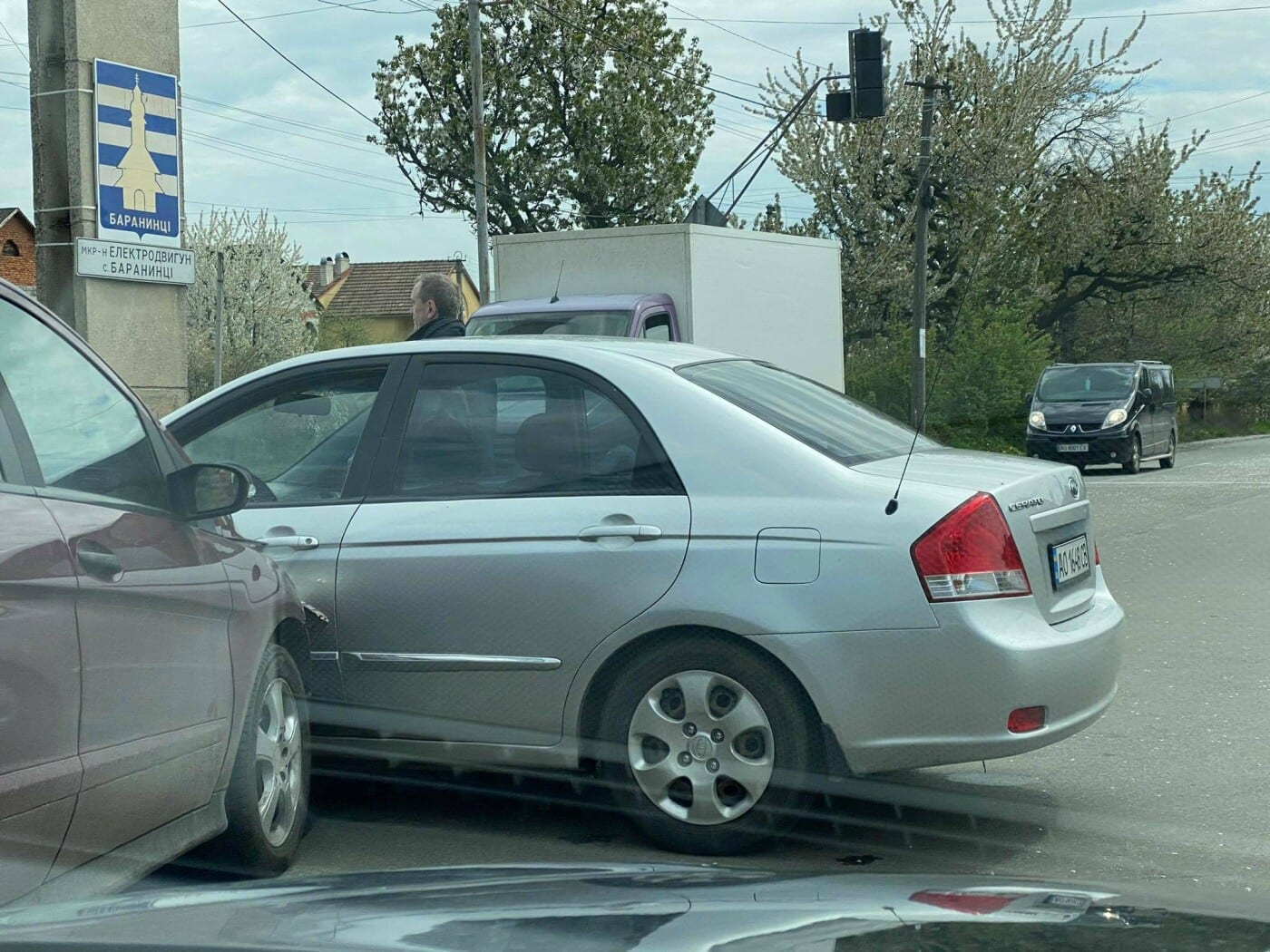 На Ужгородщині відбулася ДТП за участю двох легковиків