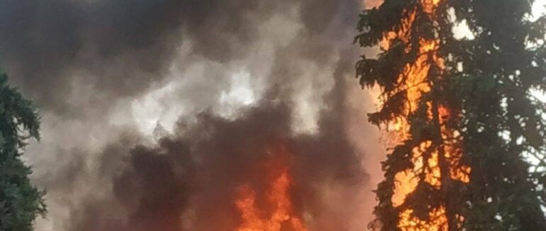 В Ужгороді знову палав кіоск