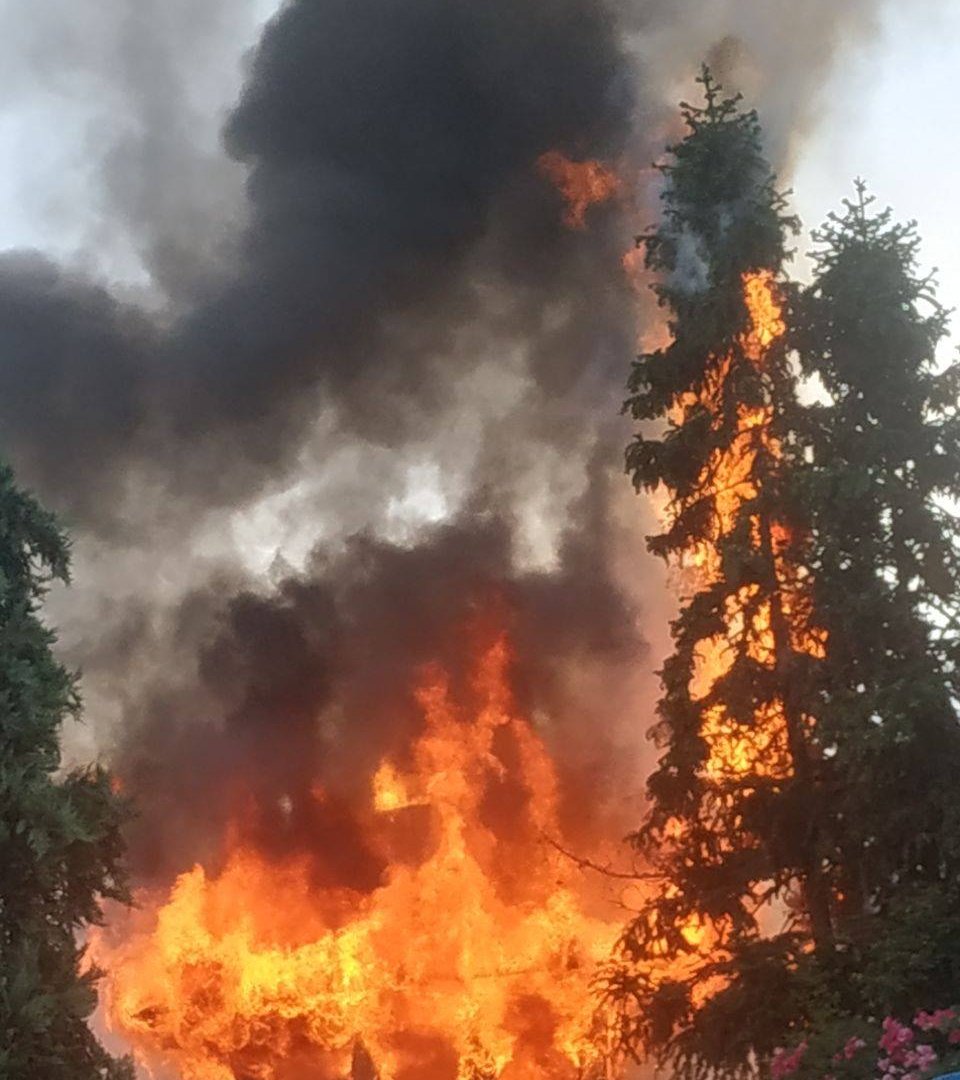 В Ужгороді знову палав кіоск