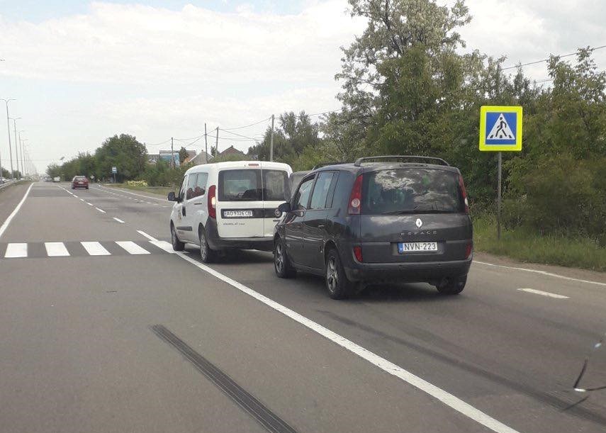 ДТП на Ужгородщині: зіткнулись дві машини