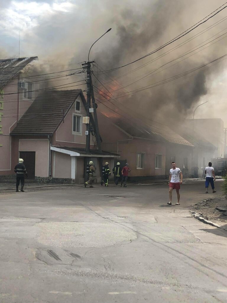 Мукачево, пожежа, мікрорайон "Паланок", житловий будинок