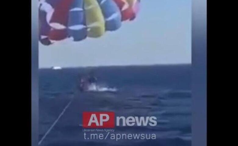 У Червоному морі акула вистрибнула з води і відкусила парашутисту п`яту (ВІДЕО)