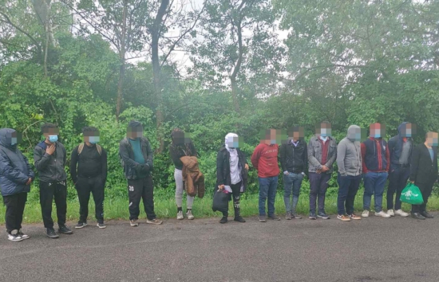 13 мігрантів, які незаконно перетнули закарпатський кордон затримали в Угорщині