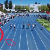 Оператор із камерою обігнав спортсменів під час стометрівки: епічне відео