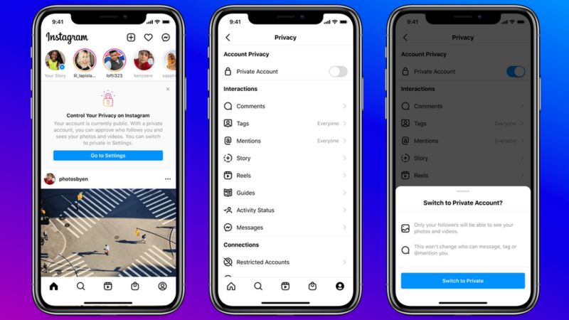 інстаграм, акаунти, приватність, 